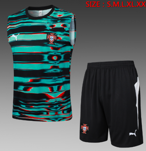Portugal 25/26 Sleeveless Jersey and Shorts Set D2507 - PM