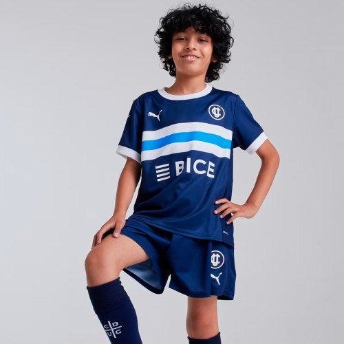 Kids Universidad Católica 2025 Away Jersey and Short Kit