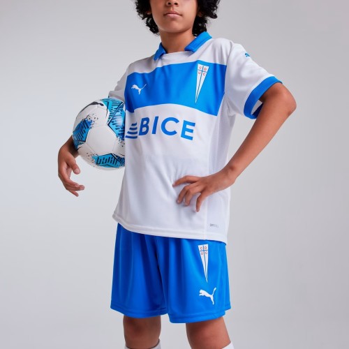 Kids Universidad Católica 2025 Home Jersey and Short Kit
