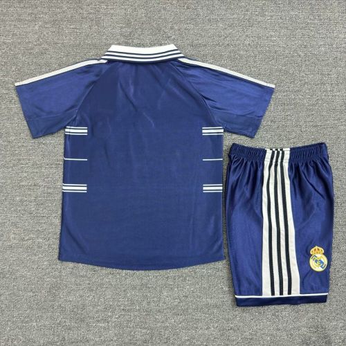 Kids Real Madrid 1998/1999 Away Retro Kit