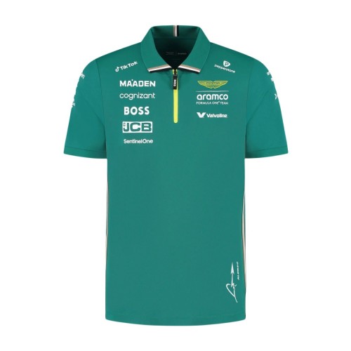 Aston Martin Aramco Cognizant F1 2025 Team Fernando Alonso Driver Polo