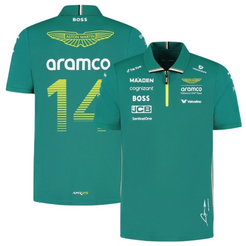 Aston Martin Aramco Cognizant F1 2025 Team Fernando Alonso Driver Polo