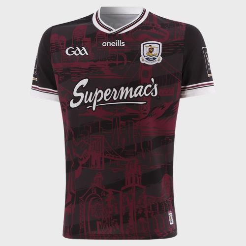 Galway GAA 2025 Men's Alternative Jersey - 3 Stripe