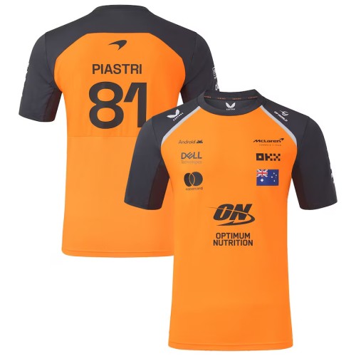 McLaren F1 2025 Team Oscar Piastri Driver Set Up T-Shirt