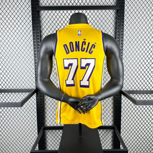 Men's Luka Dončić Yellow Team Jersey