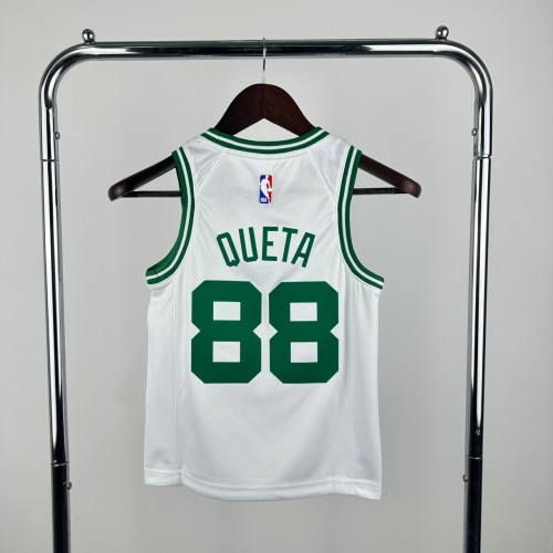 Youth Neemias Queta White Team Jersey