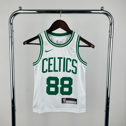 Youth Neemias Queta White Team Jersey