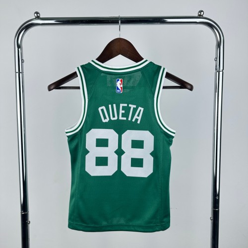 Youth Neemias Queta Green Team Jersey