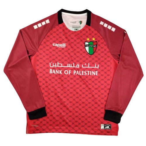 Thai Version Palestino 25/26 Goalkeeper Long Sleeve Jersey