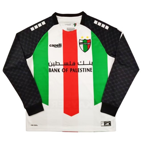 Thai Version Palestino 25/26 Home Long Sleeve Jersey