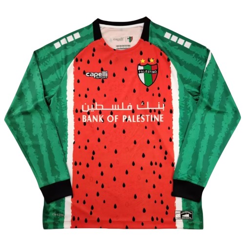 Thai Version Palestino 25/26 Third Long Sleeve Jersey