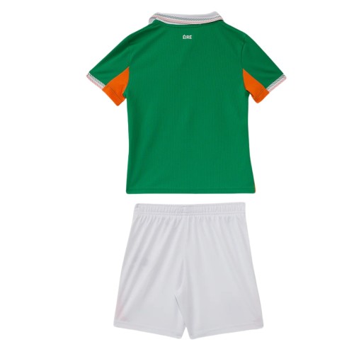 Kids Ireland 2025 Home Jersey and Short Kit