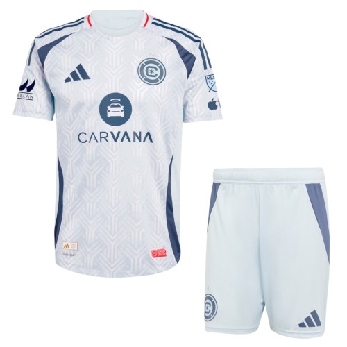 Chicago Fire 2025 Away Jersey and Short Kit