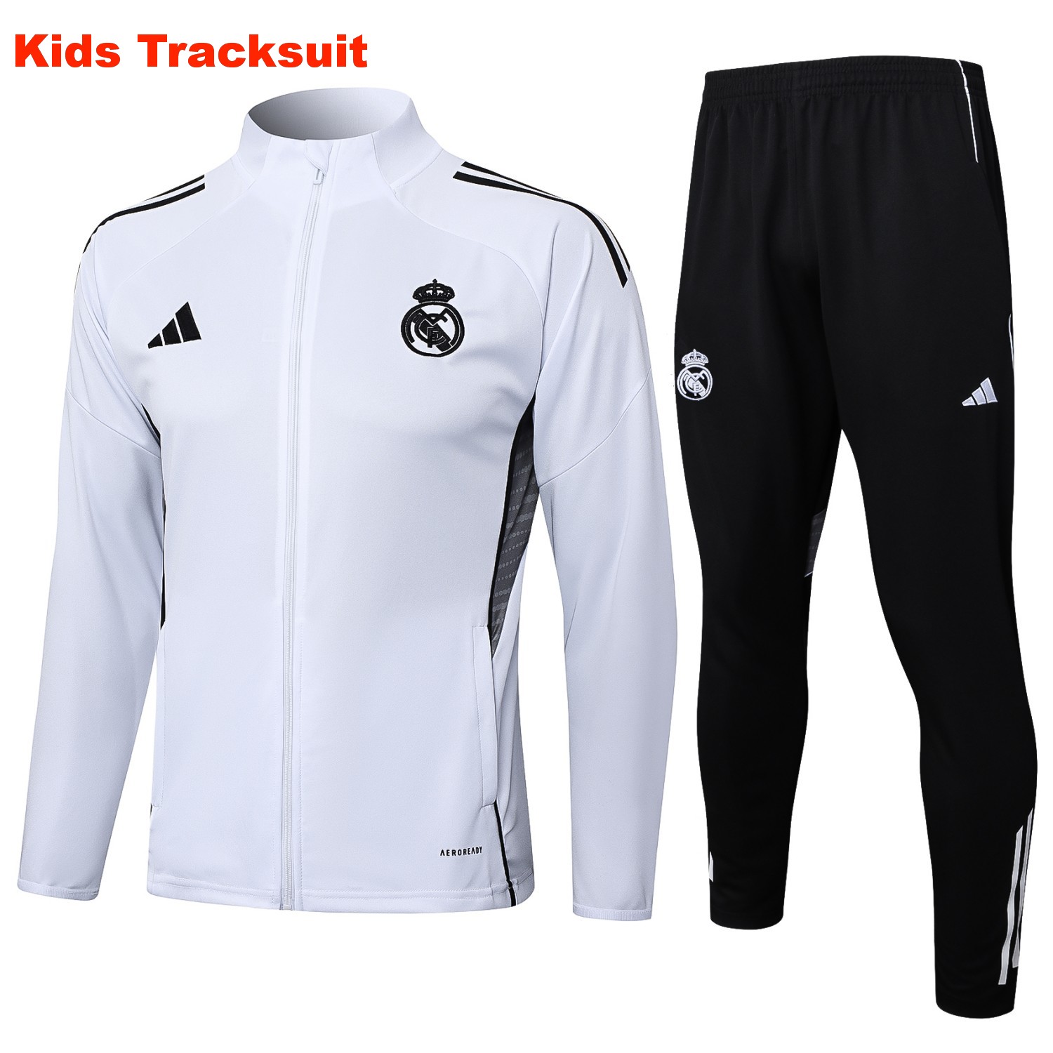 US$ 47.00 - Kids Real Madrid 25/26 Retro Training Jacket and