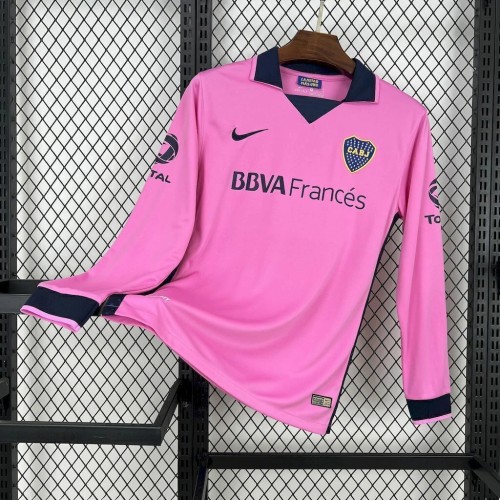 Boca Juniors 2013/2014 Away Long Sleeve Retro Jersey
