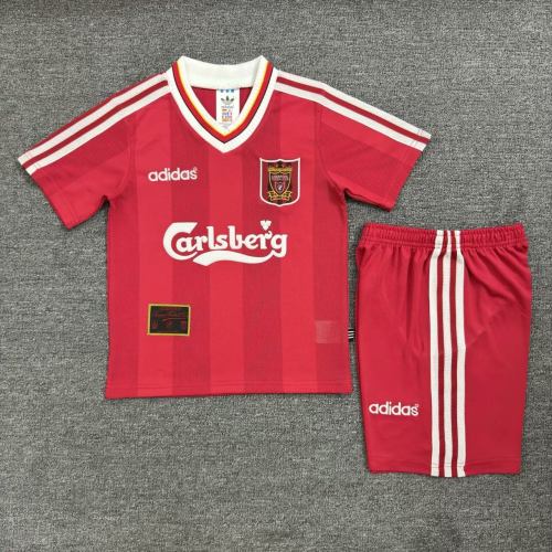 Kids Liverpool 1995/1996 Home Retro Kit