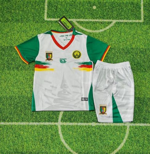 Kids Cameroon 2025 Third Jersey and Short Kit