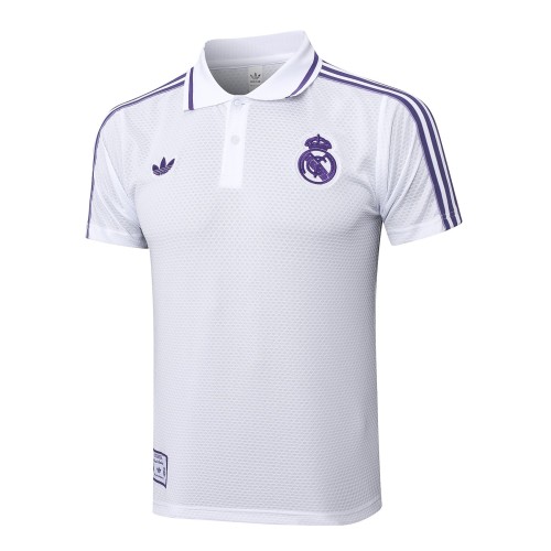 Real Madrid 25/26 Retro Polo and Pants Set C2508