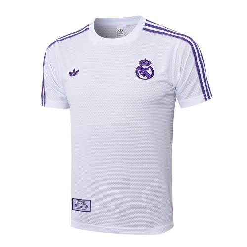 Real Madrid 25/26 Retro Training Shirt and Shorts Set D2520