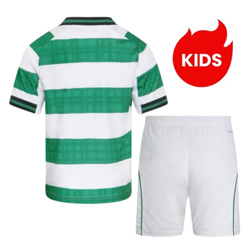 Kids Celtic 25/26 Home Jersey and Short Kit