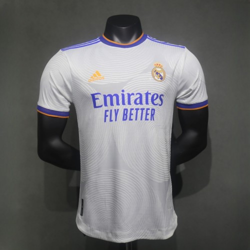 Player Version Real Madrid 2021/2022 Home Retro Authentic Jersey