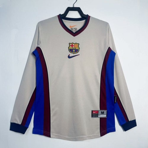 Barcelona 1998/2001 Away Long Sleeve Retro Jersey