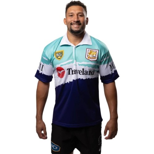 Brisbane Broncos Men's 1995 World Sevens Retro Jersey
