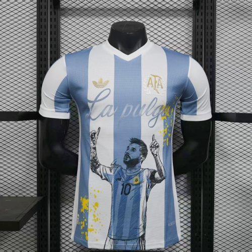 Player Version Argentina 2025 Messi Special Authentic Jersey