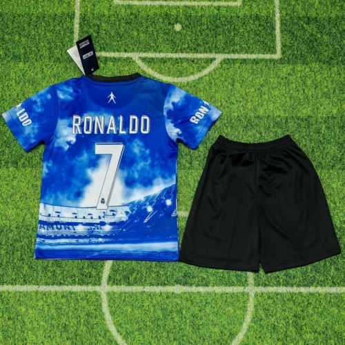 Kids Cristiano Ronaldo Special Jersey and Short Kit