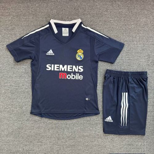 Kids Real Madrid 2004/2005 Away Retro Kit