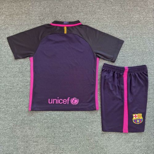 Kids Barcelona 2016/2017 Away Retro Kit