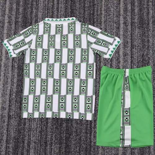 Kids Nigeria 1994 World Cup Away Retro Kit