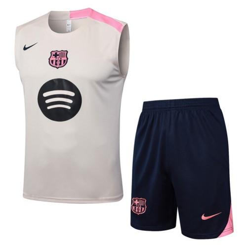 Barcelona 25/26 Sleeveless Jersey and Shorts Set D2554