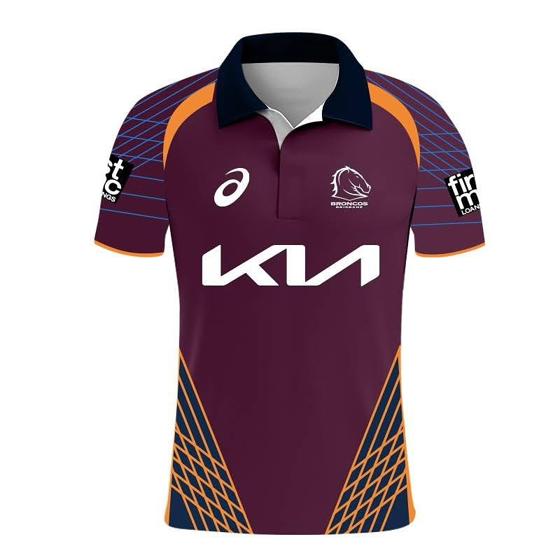 ウェア BRISBANE BRONCOS 1994 rugby Jersey NSW RARE Vintage Brisbane Broncos Power's 1994 Rugby Polo jersey