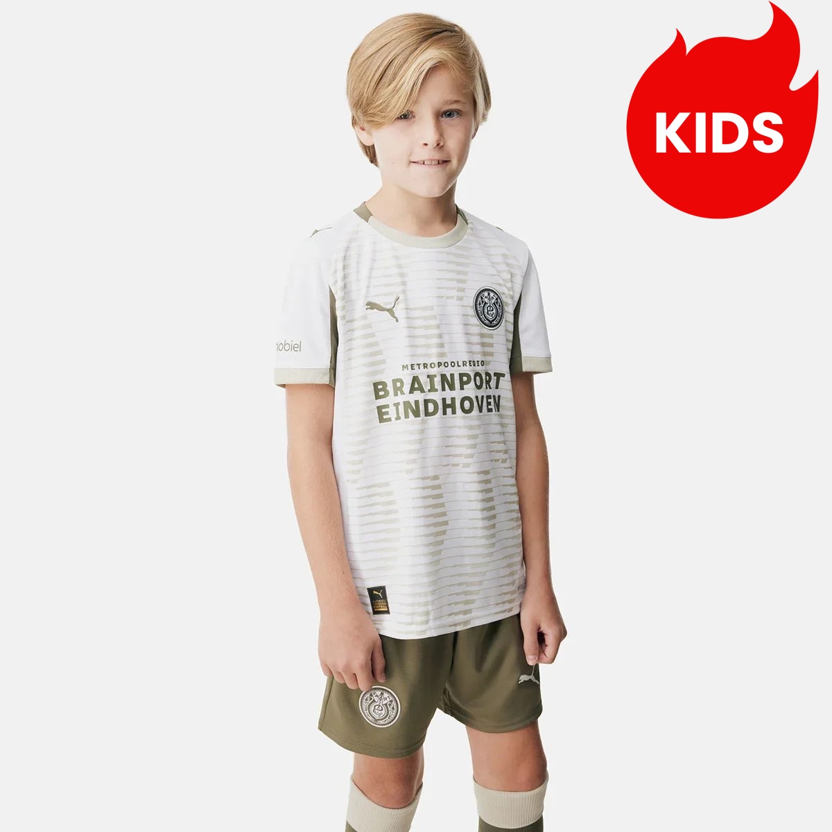 Kids PSV Eindhoven 25/26 Third Jersey and Short Kit