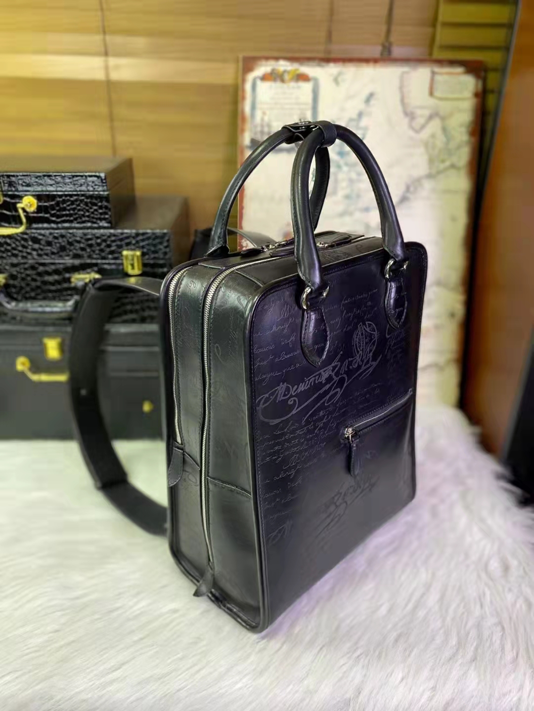 ベルルッティ バッグ BERLUTI 高品質 プレミア ジュール スクリット ...