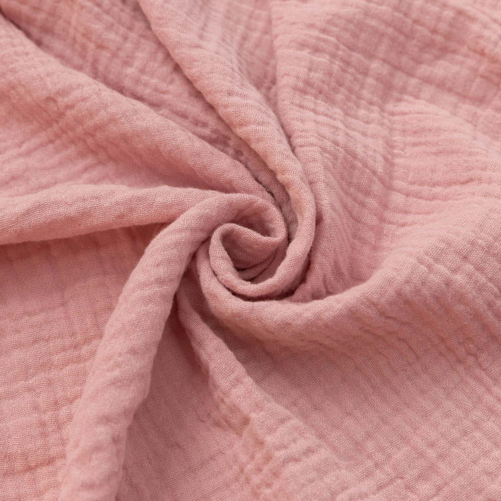 DUSTY PINK Double Gauze cotton fabric