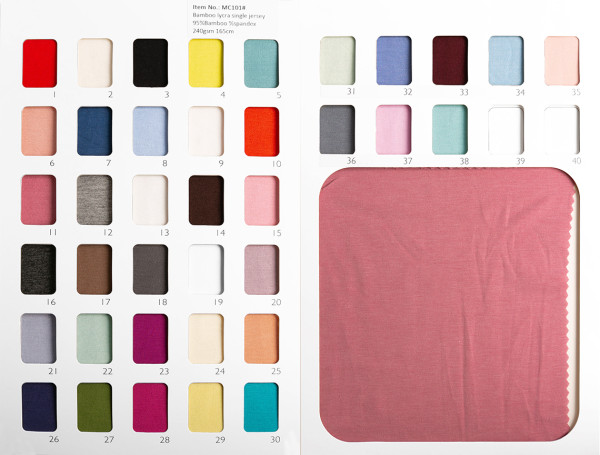 WHOLESALE BAMBOO SWATCH BOOK - ONLY SHIP WITH FABRICS