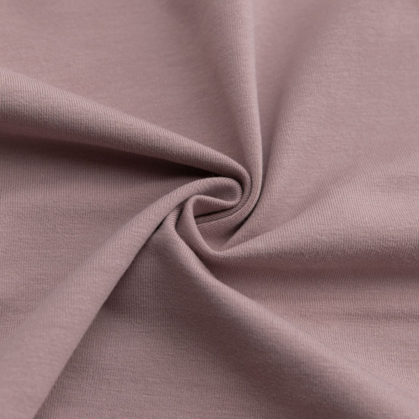 DUSTY PURPLE cotton lycra knit jersey fabric