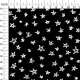 black and white digial print fabric