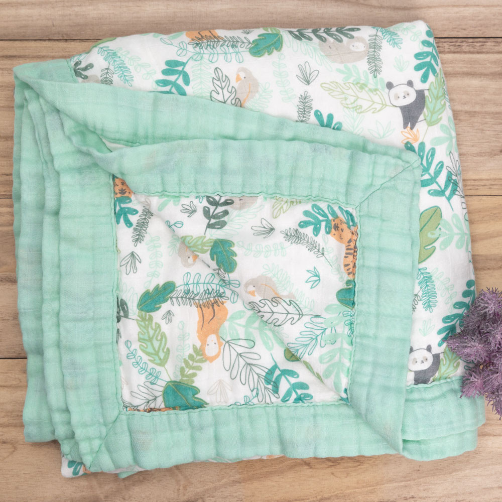 US 35.00 4 layer muslin blanket