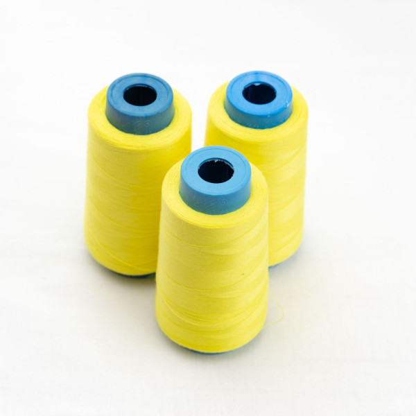 Sewing Thread - 538# neon yellow - matching fabaric