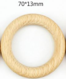 wooden ring teething ring natural wood ring