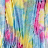 220G Cotton Lycra Tie-Dye Fabric