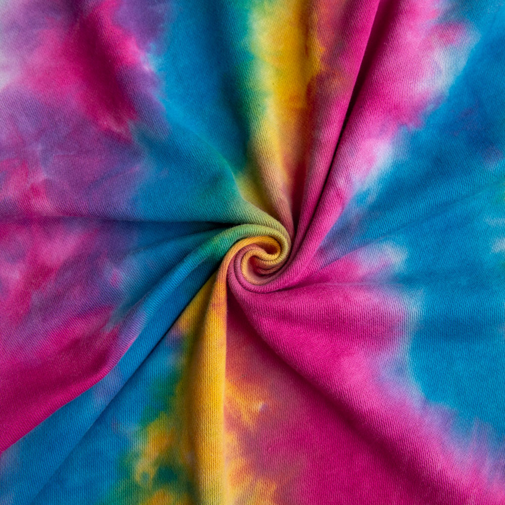 French Terry Knit Tie Dye Print 2-3/8 Yards
