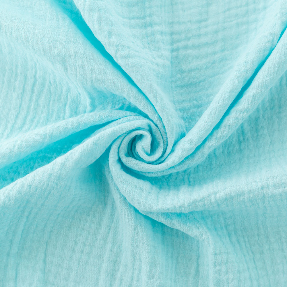 TEAL Double Gauze cotton fabric