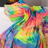 260G Yoga Tie-Dye Poly Fabric