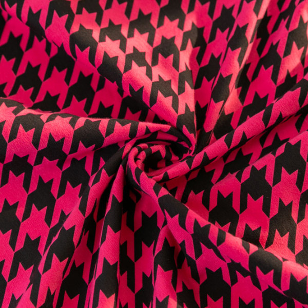 PINK HOUNDSTOOTH