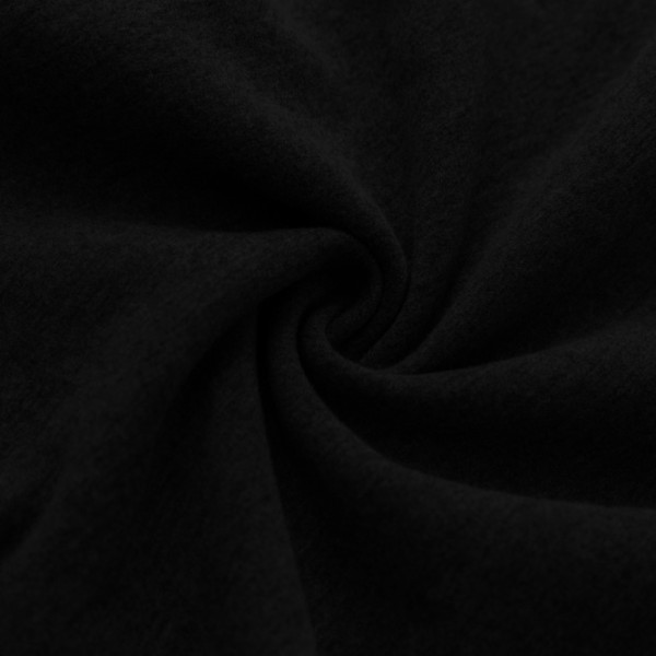 BLACK Thick hoodie fleece - 105