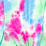 180G Cotton Lycra Tie-Dye Fabric